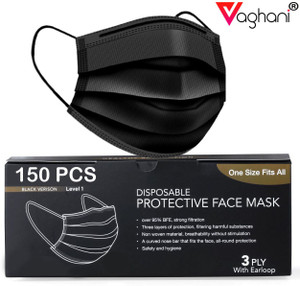 Vaghani 150 Black Units With Nose Pin
