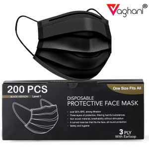 Vaghani 200 Black Units With Nose Pin