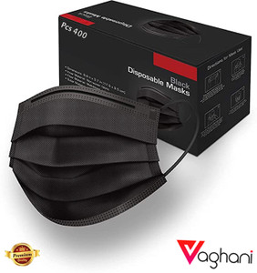 Vaghani 400 PcsBlack Nose Pin Meltblown Iso