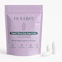 Vaginal Suppositories with Vitamin E and Hyaluronic Acid, Organic Feminine Moisturizer for Dryness & Discomfort Relief, pH-Balanced Natural Feminine Care, 12 Counts