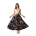 VAGISHA Designer Lehanga Style Full Flared Printed