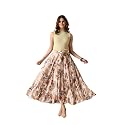 VAGISHA Designer Lehanga Style Full Flared Printed