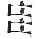 Vaguelly Microphone Cable TRS to Trrs 3.5mm 2pcs for Smartphone Recording