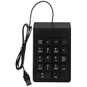 Vaguelly USB Wired 19 Key Numeric Keypad for Laptop Fast Input
