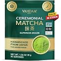 VAHDAM Ceremonial Matcha(1.06oz) Certified Ceremonial Grade Japanese Matcha