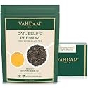 VAHDAM, First Flush Darjeeling Tea - (100g) | Loose Leaf Black Tea - Flowery, Aromatic &amp; Delicious | Champagne Of Teas | Mellow &amp; Fragrant | Direct From India | Vacuum Sealed