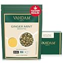 VAHDAM Ginger Mint Green Tea Loose Leaf(3.5oz|50+ Cups)High Elevation Grown