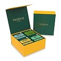 VAHDAM, Assorted Green Tea Sampler - 60 Tea Bags | 100% Natural, Gluten-Free | Tea Gift Set - Himalayan Green Tea, Sweet Himalayan, Chamomile Mint Citrus, Mint Melody | Tea Gifts for Men &amp; Women