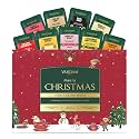 VAHDAM, Merry Christmas Tea Gift Set (9 Individually Wrapped Tea Bags) Limited Edition -Gluten Free, Non GMO