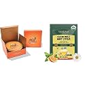 VAHDAM, Turmeric Spiced Tea Gift Set &amp; VAHDAM Organic Chamomile Tea Bags with Mint &amp; Citrus - 50 Units
