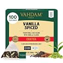 VAHDAM Vanilla Chai Teabags (100 Count) Vanilla Tea Blend Pyramid Tea Bags