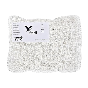vahi bird net  anti bird net pigeon net  window balconies jali birds control nets uv stabilised hdpe nylon netting solution installation kit included - 5 ft x 25 ft 1524cm x 762cm - white