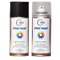VAI Spray Paint Can Compatible for TATA DAYTONA GREY and GLOSS CLEAR For TATA Cars like Nexon, Safari, Tiago, Tigor, 450 Ml pack of 2