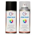 VAI Touch Up Spray Paint Compatible for Maruti Suzuki OXFORD BLUE - 225 ml and GLOSS CLEAR-225 ml, For Maruti Cars Like Dzire