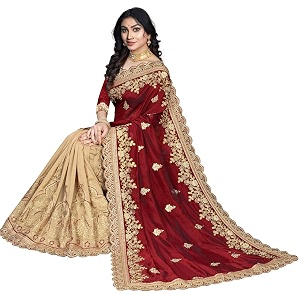 niza fashion vaidehi fashion women39s woven silk saree with blouse piece maroon