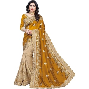 vaidehi fashion women39s complex art silk saree rukmani-yellow_yellow