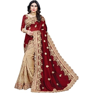 vaidehi fashion women39s art silk saree rm_1012_maroon