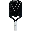 VAJR Premium Pickleball Paddle | AR20-v2 |20mm thickness | 18k Carbon-fiber spin tech | USA pickleball Approved paddle | Vector Edgeless swift swing | Beginner - Pro level paddle | Blue, Gold | (Blue)