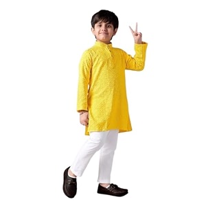 Valaki Kurta Pajama Set for Boys Cotton