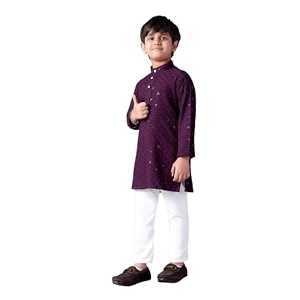 Valaki Kurta Pajama Set for Boys Cotton