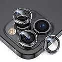 Camera Lens Protector Compatible for 2021, HD Tempered Glass Premium Aluminum Alloy Lens Screen Cover (Black)