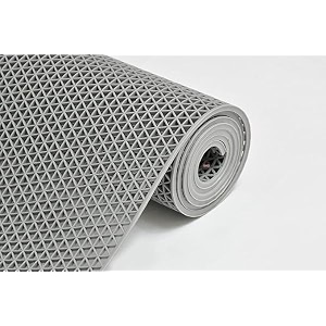 waterproof jali rubber mat for bathroom swimming pool anti skid bath mats grey 2 x 20 feet
