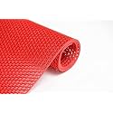 Waterproof Jali Rubber Mat for Bathroom Swimming Pool Anti Skid Bath Mats, 4 x 5 Feet, Red