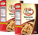 vale of kashmir Walnut Kernels Brown Half | Vacuum Pack | Kashmiri Walnuts Without Shell Walnuts (2 x 200 g)