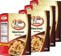 vale of kashmir Walnut Kernels Brown Half | Vacuum Pack | Kashmiri Walnuts Without Shell Walnuts (4 x 200 g)
