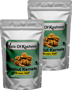 vale of kashmir walnut kernels fresh new crop brown kernels tasty  crunchy walnuts 2 x 1 kg