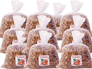 vale of kashmir walnut kernels fresh new crop  brown kernels  tasty  crunchy walnuts 10 x 1 kg