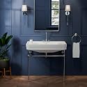 Valencia 31 in. W x 33 in. H Console Sink, 4 in. Faucet Drilling, Chrome