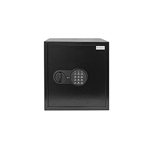 valencia- crux electronic digital security safe for home amp office 41 litres black crux 390 41 l