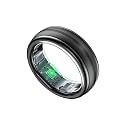 Valentine's Day Gifts, Smart Ring for Women &amp; Men - Titanium Fitness Ring with Heart Rate, Sleep, Step &amp; SpO2 Monitor, Stress &amp; HRV Tracking, 7-Day Battery, 25ATM Waterproof — No Subscription