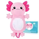Pink Axolotl Microwave Heating Pad for Cramps Period &amp; Pain Relief