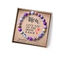 THEMEROL Handmade Gifts for Girls/Women-Love/Protection-Natural Crystal Bracelet for Daughter Granddaughter Niece Sister Mom Aunt Wife