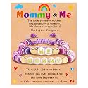 GLITTO Mom Daughter Gifts, 2ps Matching Beaded Heart Bracelets Jewelry for Mother Daughter/Mommy and Me/Mama Mini