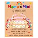 GLITTO Mom Daughter Gifts, 2ps Matching Beaded Heart Bracelets Jewelry for Mother Daughter/Mommy and Me/Mama Mini