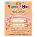 GLITTO Mom Daughter Gifts, 2ps Matching Beaded Heart Bracelets Jewelry for Mother Daughter/Mommy and Me/Mama Mini