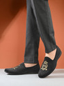 VALENTINO Velvet Emblem Party Slip-Ons Slip On