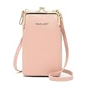 Valerie® Women Crossbody Phone Bag Ladies Wallet Small Soft PU Leather Cell Phone Purse Mini Shoulder Bag with Strap Card Slots