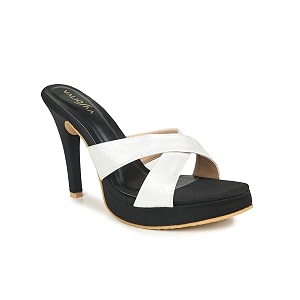 Valiosaa Womens Silver Heels Heeled Sandal