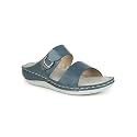 Valiosaa womens Blue Heels Flat Sandal