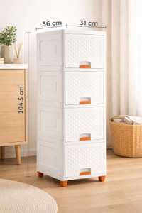 Vallaree 4 Layer Drawer Storage Organizer Multipurpose