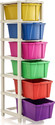 Vallaree 6 Layer Plastic Multipurpose Storage Drawer