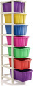 Vallaree 7 Layer Plastic Multipurpose Storage Drawer