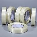 Valley'sYuMiao 6 Pack,Filament Strapping Tape, 1in×60yds, Mono Fiberglass Transparent Reinforced Packing, Heavy Duty Wearproof Tape, 5.5mils