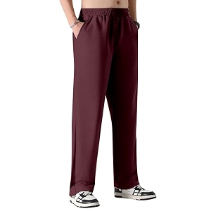 VALLEY Mens Polycotton Straight Fit Track Pants
