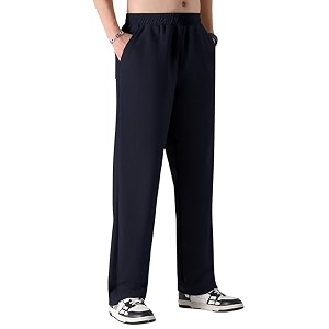 VALLEY Mens Polycotton Straight Fit Track Pants