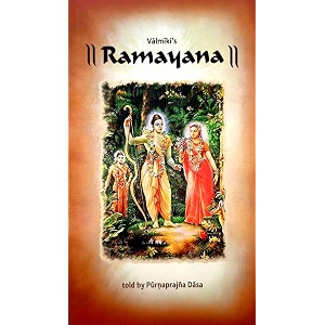 valmiki ramayana in english with orginal sanskrit sloka and its meaning 7 kanda in story form by purnaprajna dasa